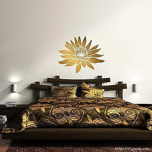 57 цветочных Трафаретов для Декора и Оформления Стен 57 цветочных Трафаретов для Декора и Оформления Стен очумелые ручки