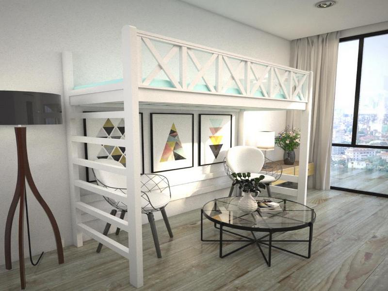 Кровать-чердак для взрослых: функциональность на высоте идеи для дома,интерьер и дизайн