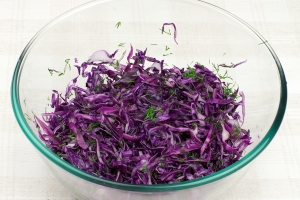 Салат из фиолетовой капуст салаты и закуски,худеем
