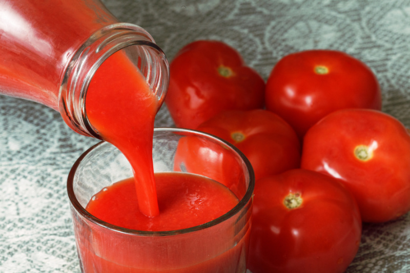 как готовить домашний томатный сок