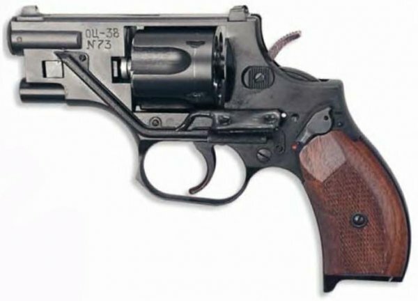 Бесшумный револьвер ОЦ-38 - "Ворчун".
