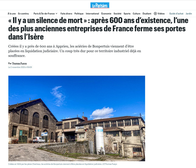  СКРИНШОТ СТРАНИЦЫ САЙТА LEPARISIEN.FR