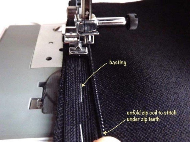 Как вшить потайную молнию Как вшить потайную молнию одежда,рукоделие,своими руками,сделай сам
