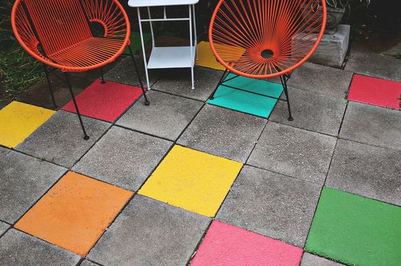 Как обновить бетонное покрытие во дворе: 33 идеи декор,для дома и дачи,идеи и вдохновение