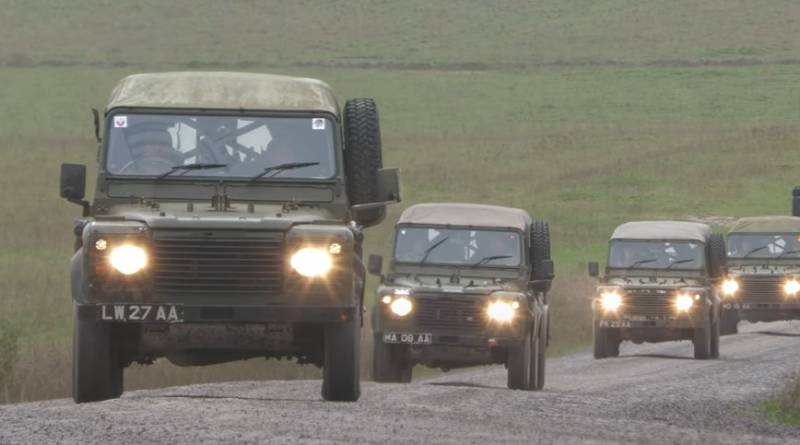 Заявка на тысячу машин: британская армия намерена заменить внедорожник Land Rover