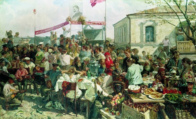 Зарисовки советской жизни Зарисовки советской жизни Живопись
