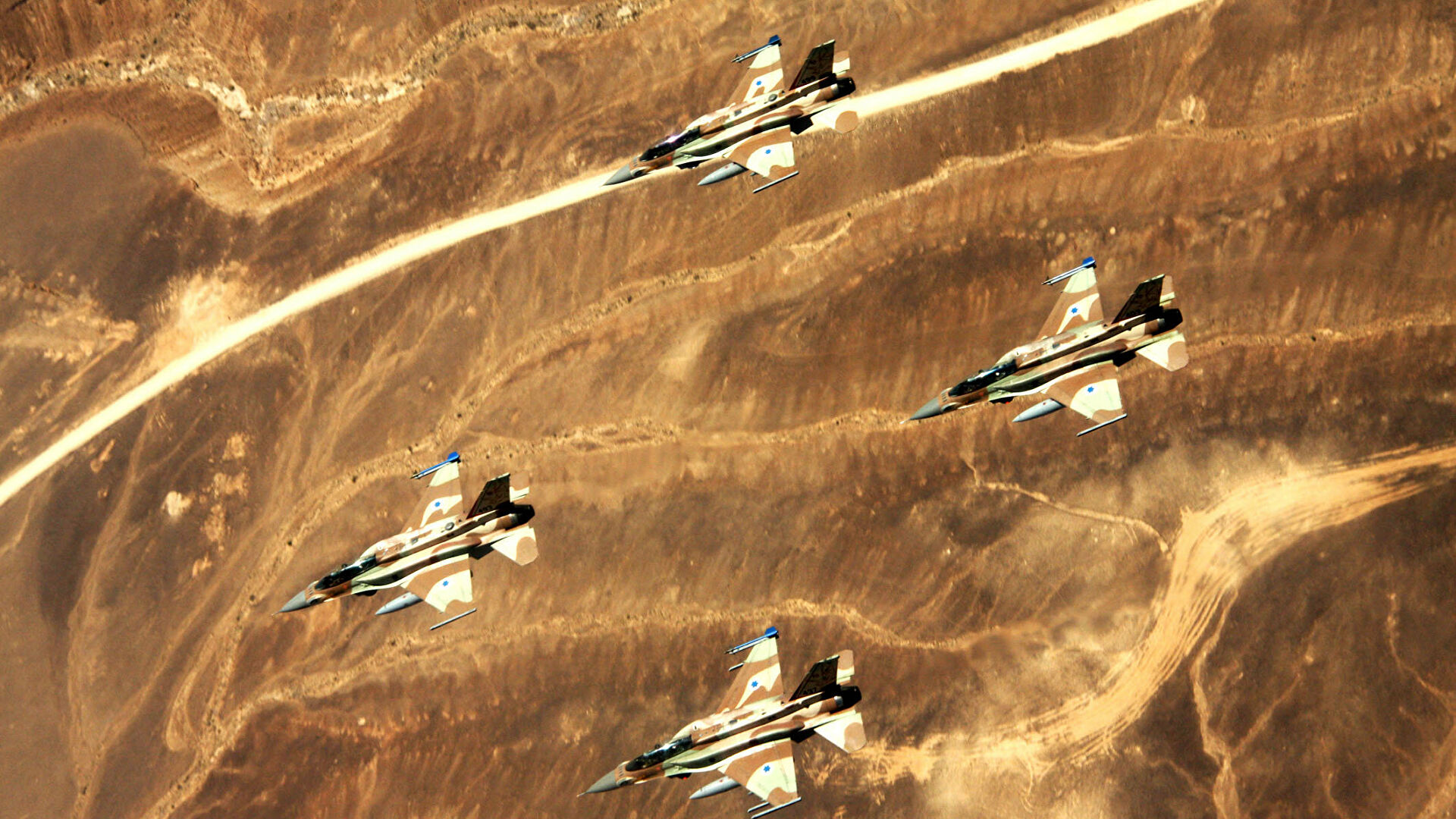 Звено истребителей F-16l Sufa ВВС Израиля - РИА Новости, 1920, 31.12.2021