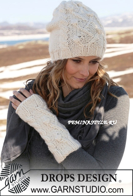 Шапка и митенки