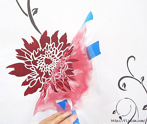 57 цветочных Трафаретов для Декора и Оформления Стен 57 цветочных Трафаретов для Декора и Оформления Стен очумелые ручки