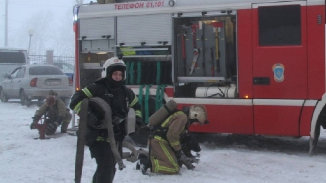 Переполненный пассажирами автобус загорелся в Хабаровске