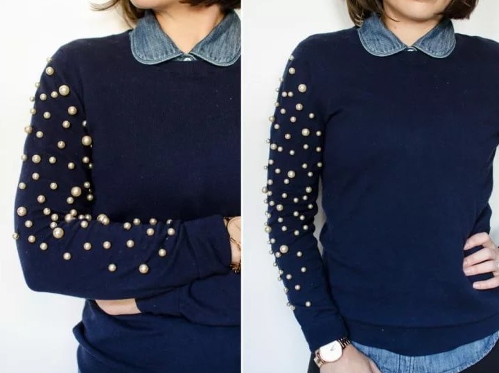 Идеи для декора или реставрации любимой кофточки Идеи для декора или реставрации любимой кофточки одежда