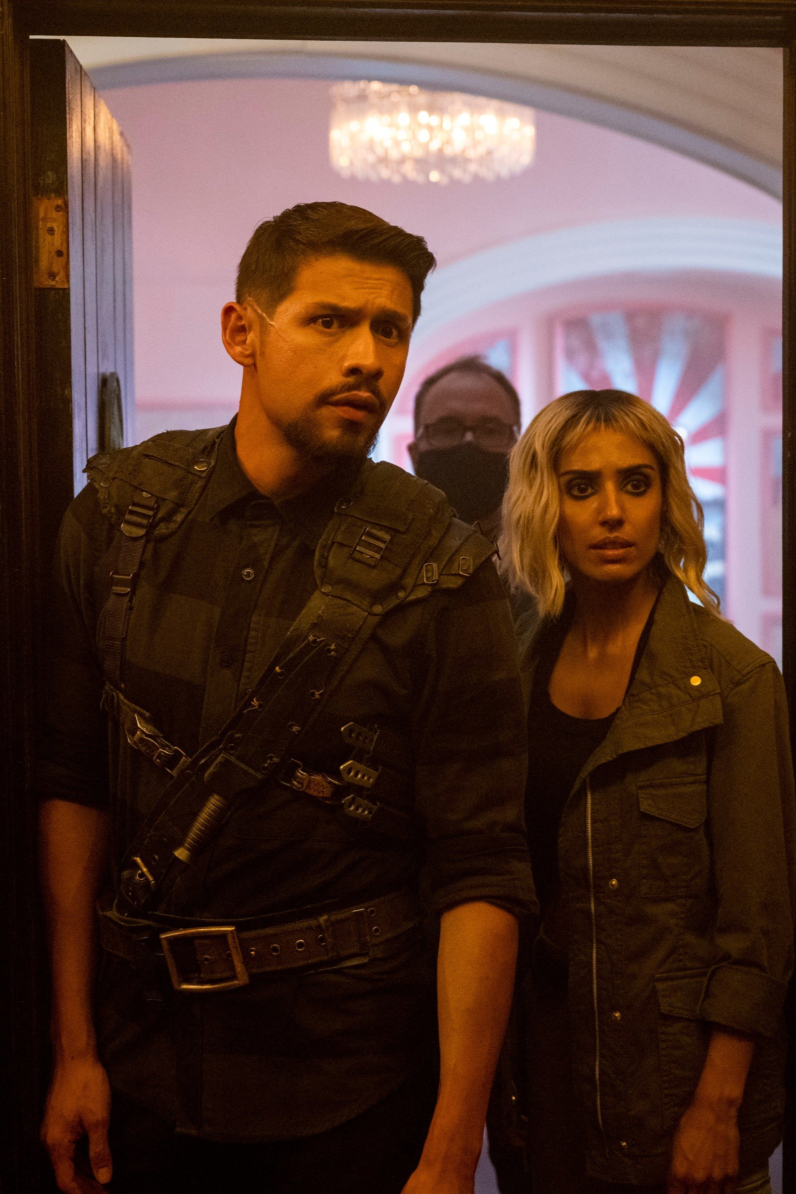 Diego and Allison together on The Umbrella Academy.