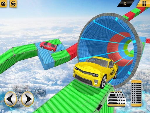 Невозможное вождение автомобиля 3D: Бесплатная игра-трюк
