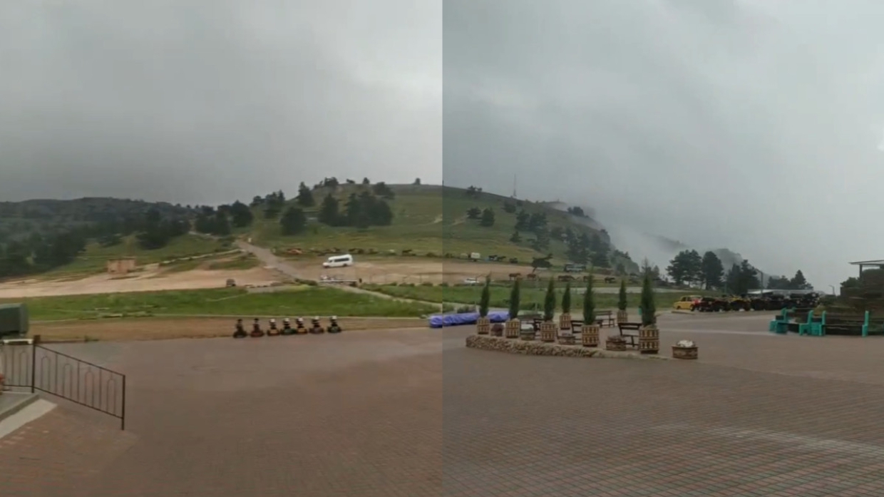 На Крым обрушились дожди: Ялту заливает с ночи, Симферополь готовится к удару стихии