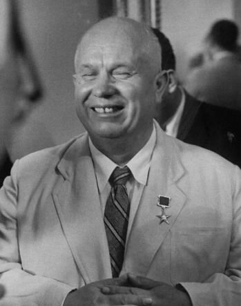 Фото из открытых источников интернета. Н.С. Хрущев, первый секретарь ЦК КПСС, председатель правительства СССР в 1950-е - 1964 гг.