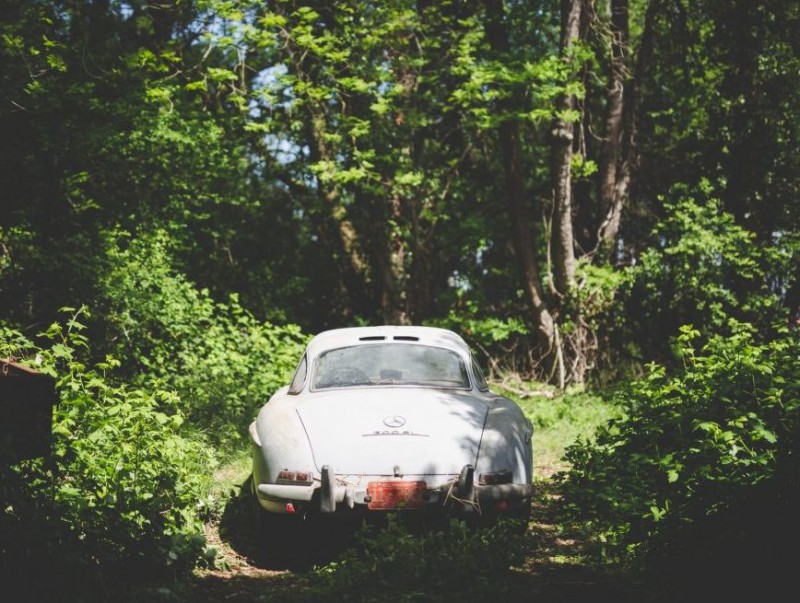 Развенчание красивой легенды о Mercedes 300 SL "Gullwing", найденном в заброшенном сарае mercedes-benz,авто и мото,старые авто