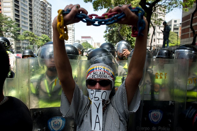 Фото. Протесты в Венесуэле  © MANAURE QUINTERO | GLOBALLOOKPRESS.COM