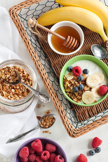 Рецепт для воскресного завтрака: гранола с какао от Виктории Бекхэм Стиль жизни,Еда и рецепты