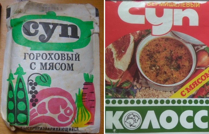 Суп в пакетиках 