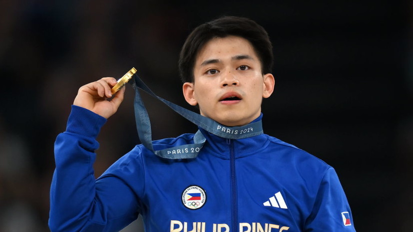 Филиппинец взял первую медаль для страны в спортивной гимнастике на Олимпиаде