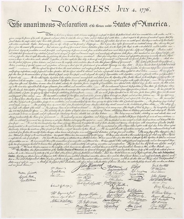 32. Декларация независимости США искусство, каллиграфия, красота, образец, письмо, почерк, пример