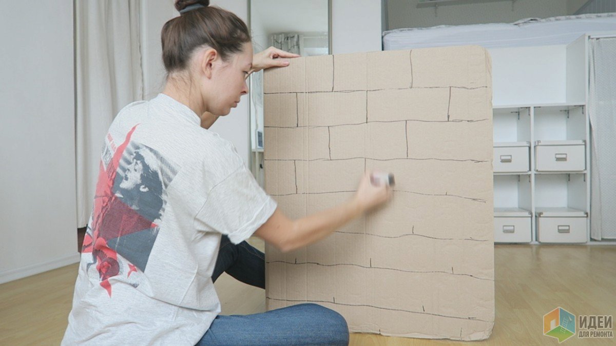 Имитация кирпичной стены своими руками архитектура,дача,декор,дизайн,дом,инструмент,интерьер,квартира,полезные советы,ремонт,строительство,стройматериалы