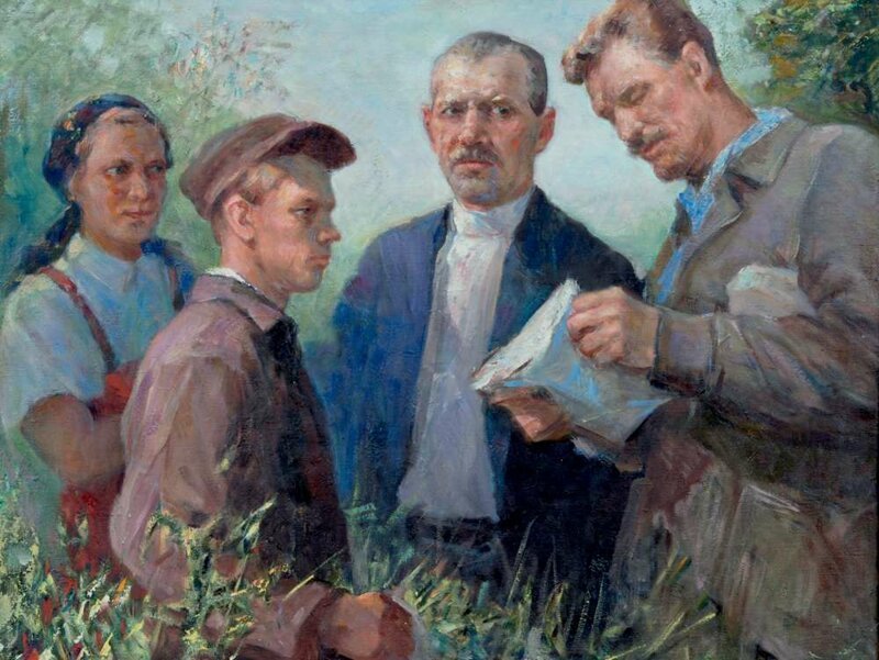 Зарисовки советской жизни Зарисовки советской жизни Живопись