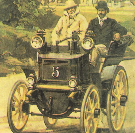 Безумные скорости Эмиля Левассора. 1897 год 1897 год,автомобили,история,Эмиль Левассор