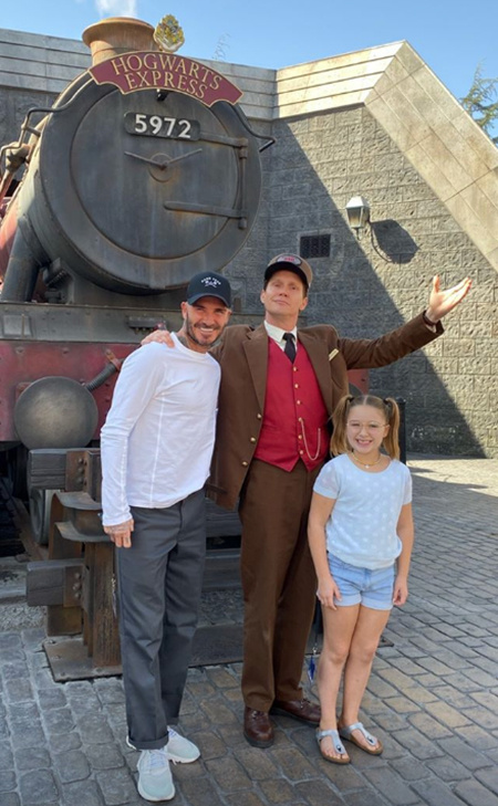 Дэвид Бекхэм провел день с сыном Ромео и дочерью Харпер на киностудии Universal Studios Дэвид Бекхэм провел день с сыном Ромео и дочерью Харпер на киностудии Universal Studios Дети,Дети знаменитостей