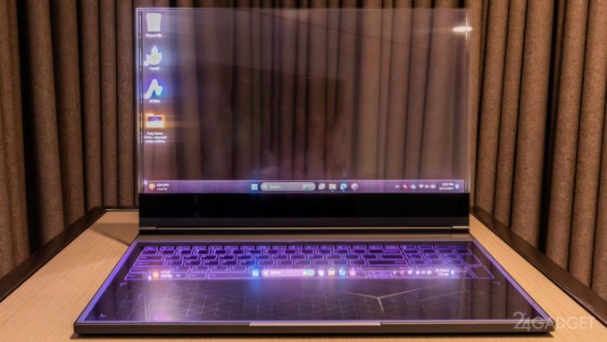 Ноутбук с прозрачным дисплеем от Lenovo: оцениваем новинку lenovo,бытовая техника,гаджеты,ноутбук,ноутбуки,техника,технологии,электроника