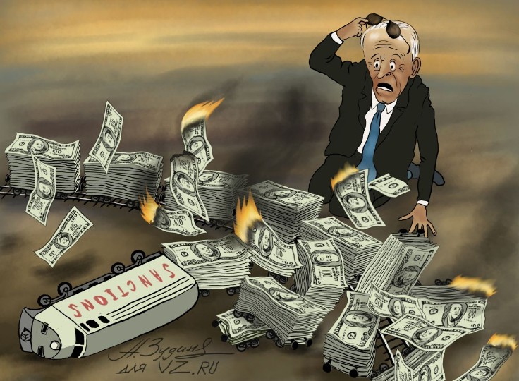 Американскую валюту душат антироссийские санкции геополитика,г,Москва [1405113]