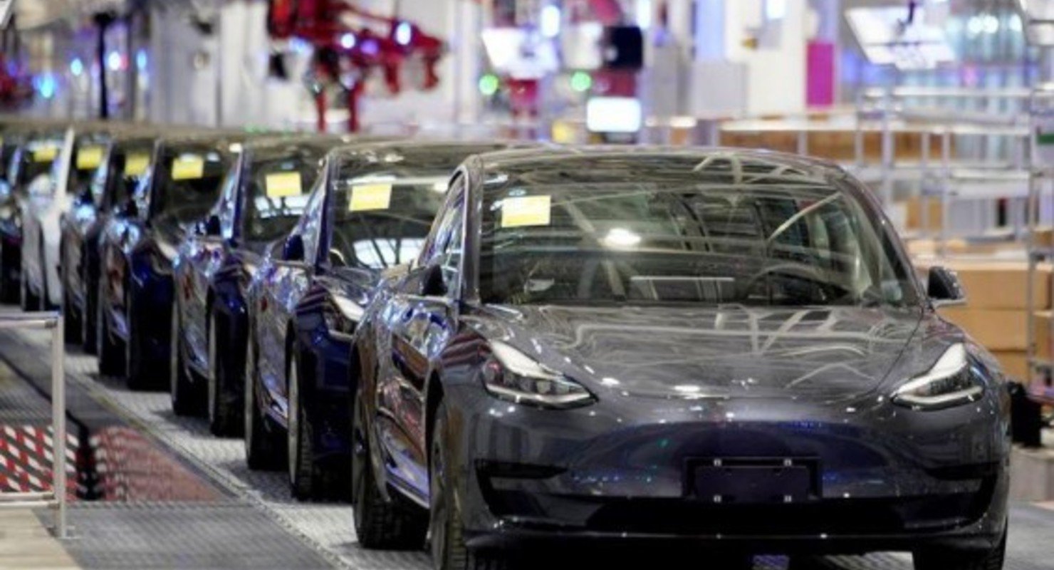 За год в Китае количество поставленных на учёт электрокаров Tesla увеличилось в 3 раза Автомобили