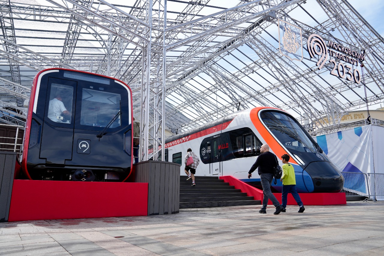 Тверской электропоезд «Иволга 4.0» представили на форуме-фестивале «Территория будущего. Москва 2030»