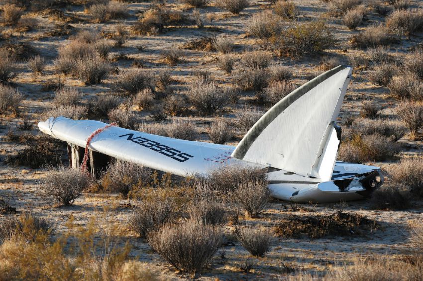 Крушение SpaceShipTwo компании Virgin Galactic SpaceShipTwo, корабль, крушение, америка