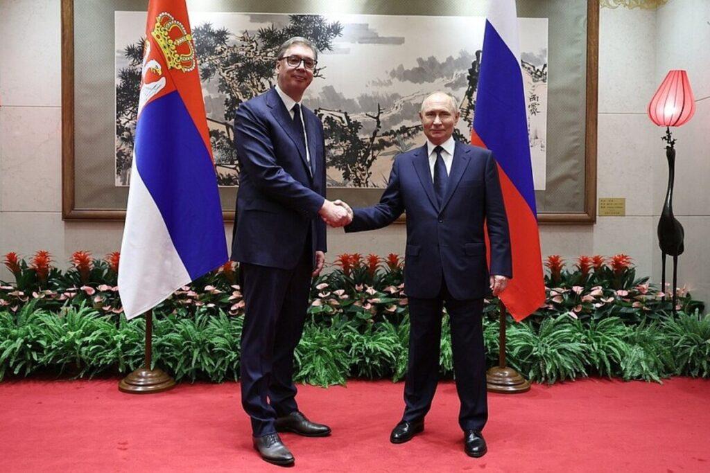 Путин и Вучич обсудили сотрудничество России и Сербии