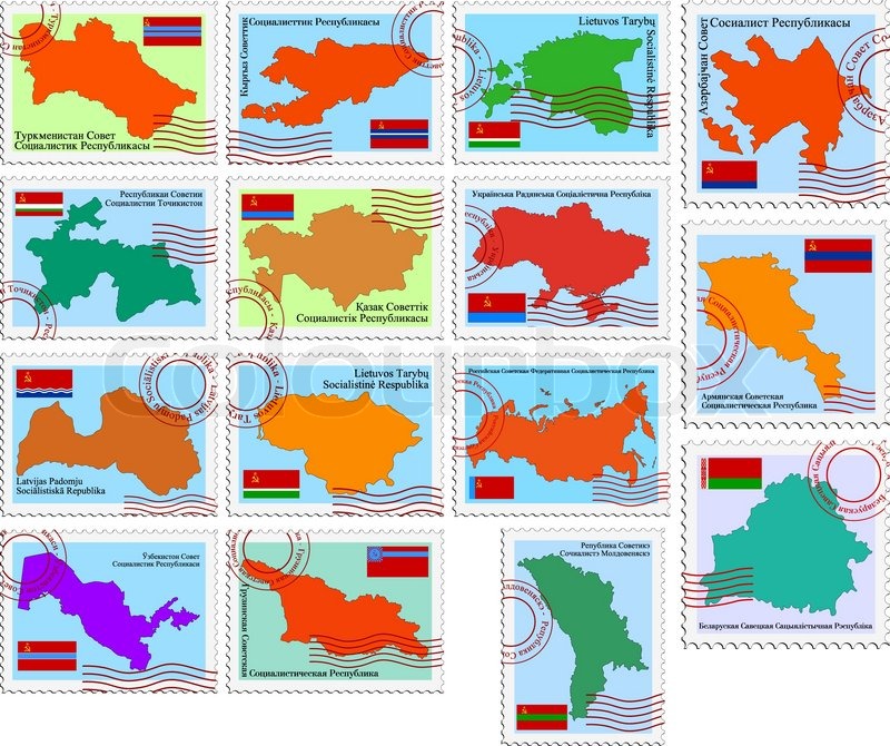 Карта постсоветского пространства