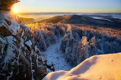 Зимняя природа Урала (77 фото) .