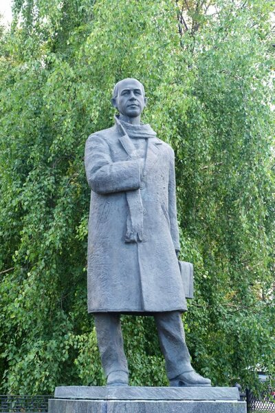 Памятник Николаю Рубцову в Вологде. Фото из открытых источников интернета