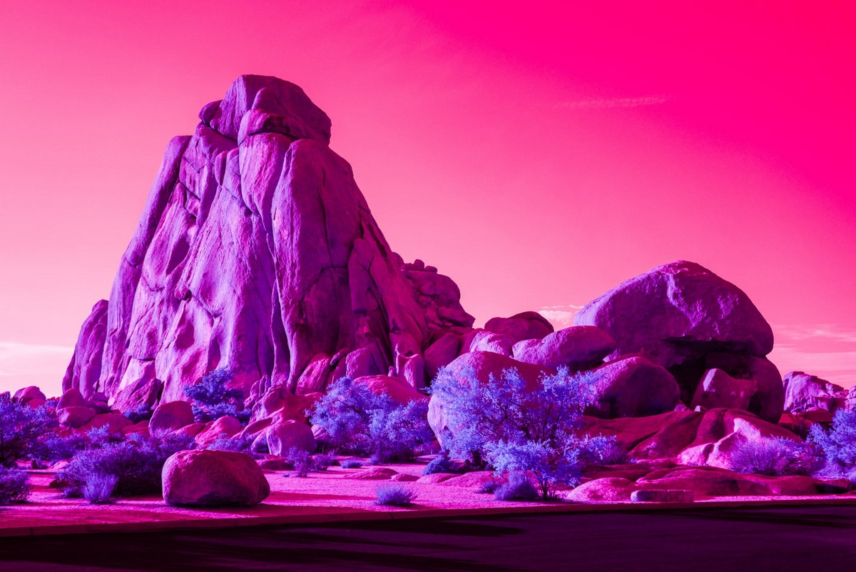 Колоритные инфракрасные снимки из путешествий Кейт Баллис Америка,инфракрасный,тревел-фото