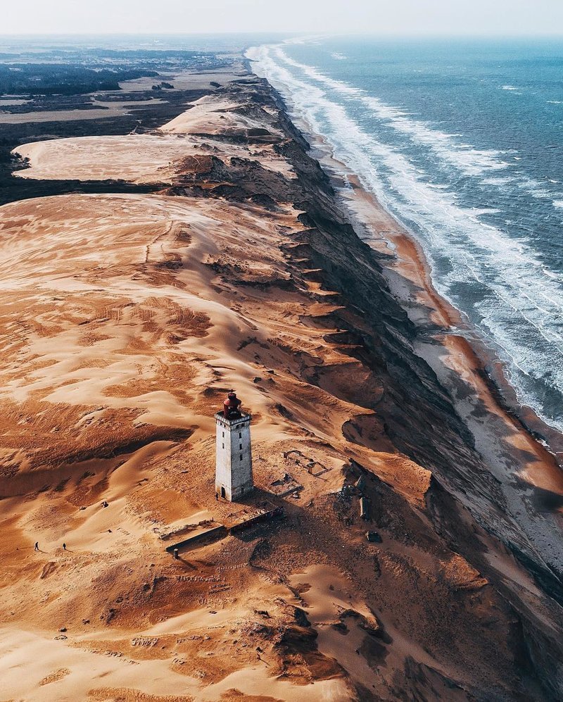 «Золотое побережье» Дании дроны, фото с высоты, фотографии с дронов, фотография