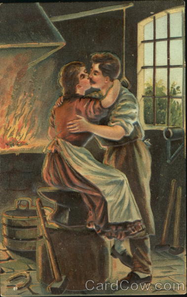 Старинные открытки о любви и  эротике :  как это было у предков отдых
