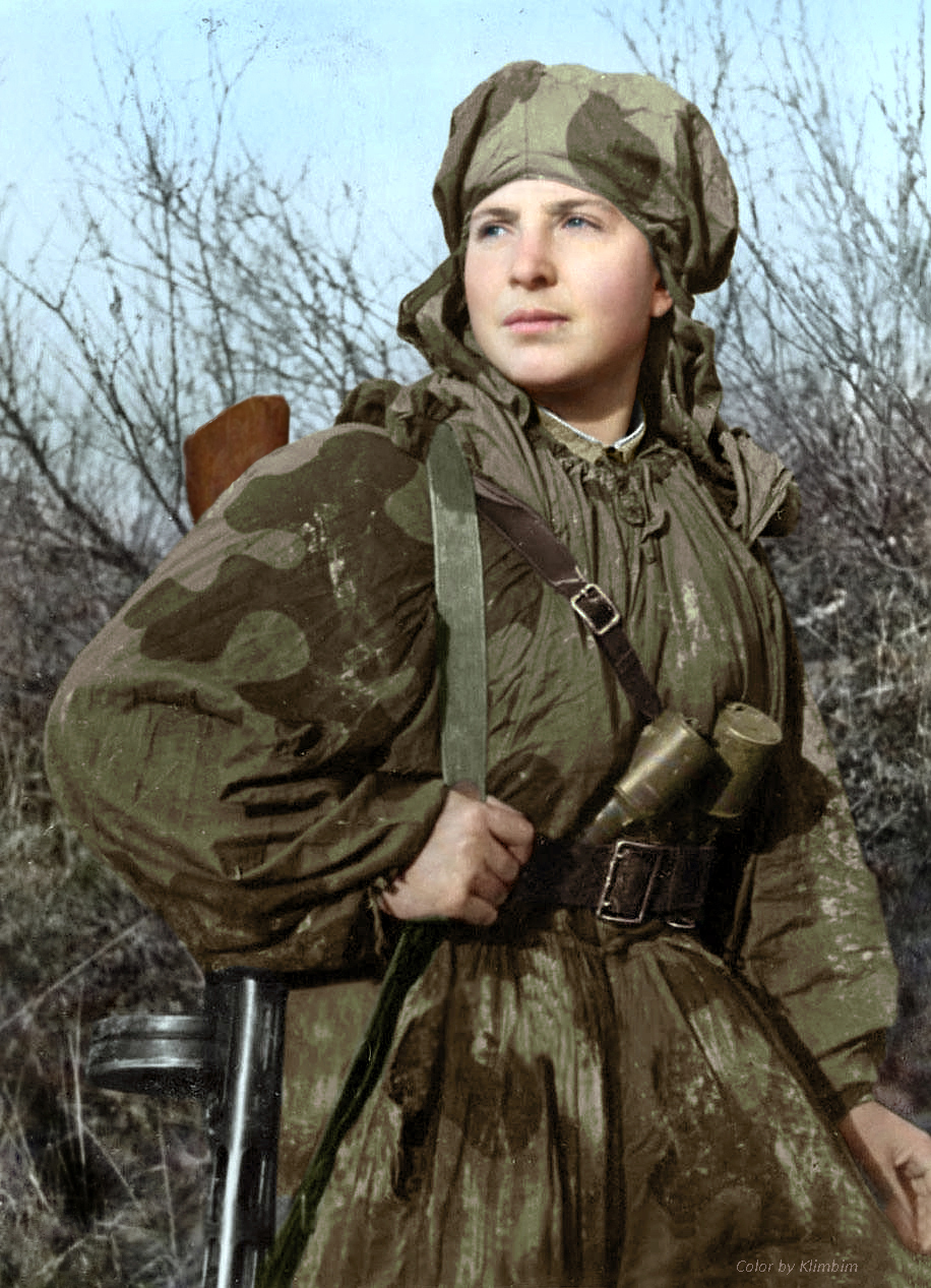 Сапер-разведчица Александра Днепровская, 1943
