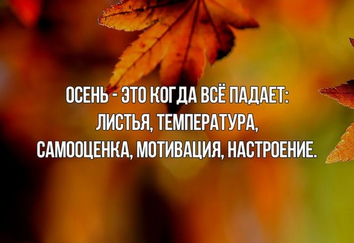 цитаты про осень в картинках для руках