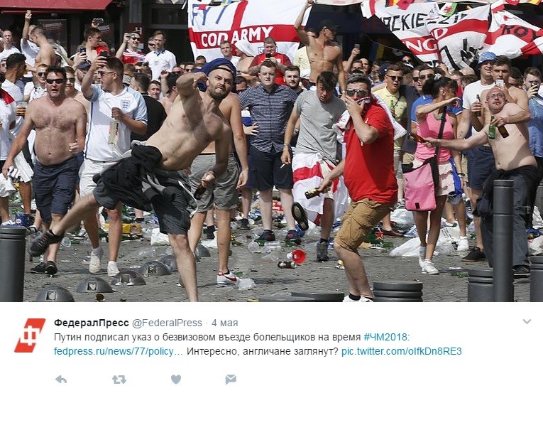 Всех россиян интересует один вопрос, приедут ли английские болельщики прикол, россия, футбол, чм-2018, юмор