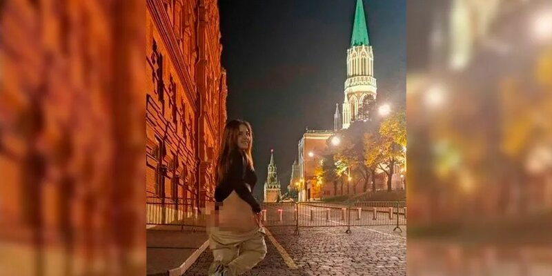 Эскорт-модель Рита Фокс прокомментировала свой арест на 14 суток за обнажённое фото на фоне Кремля