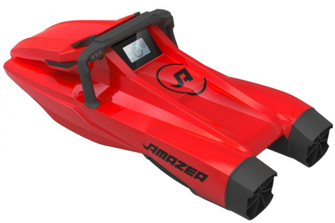 Скутер для подводного плавания напечатан на 3D принтере скутера, передвижения, Amazea, водой, скорость, осуществляется, скутер, использованием, конструкции, подводного, автономного, одного, обеспечивает, Аппарат, заряда, метров, плавания, глубину, погружаться, может