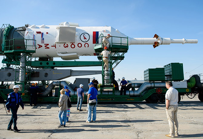 Старт космического корабля «Союз ТМА-13М»