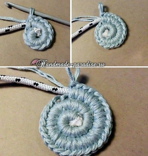 Корзинка из веревки с обвязкой крючком корзина из веревки,рукоделие,своими руками