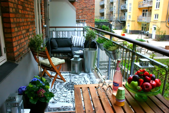 Оформление открытого балкона балкон,идеи для дома,интерьер и дизайн