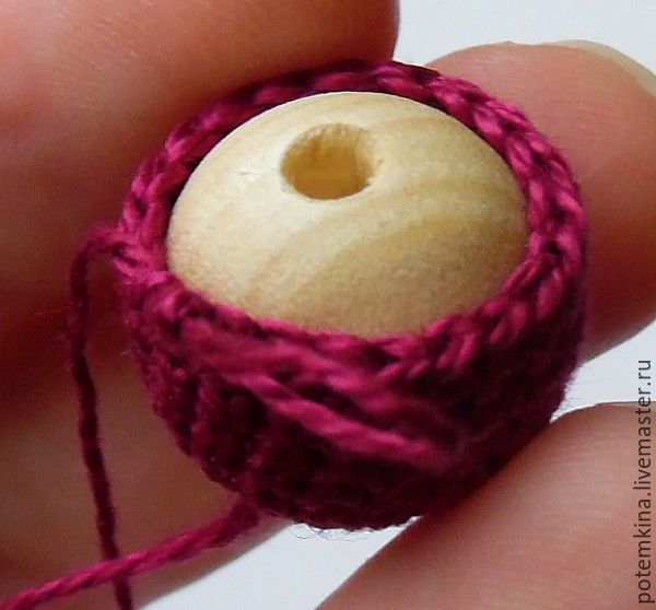 Бусина, обвязанная крючком. Как обвязать бусину крючком: мастер-класс Бусина, обвязанная крючком. Как обвязать бусину крючком: мастер-класс вязание